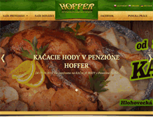 Tablet Screenshot of penzion-hoffer.sk